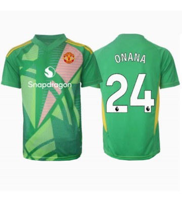 Manchester United Andre Onana #24 Målmand Replika Tredjetrøje 2024-25 Kortærmet